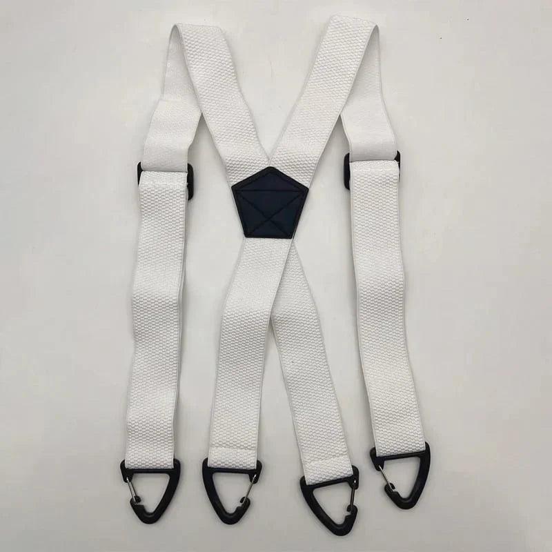 Men's X-Back Suspenders with Secure Hook Clips