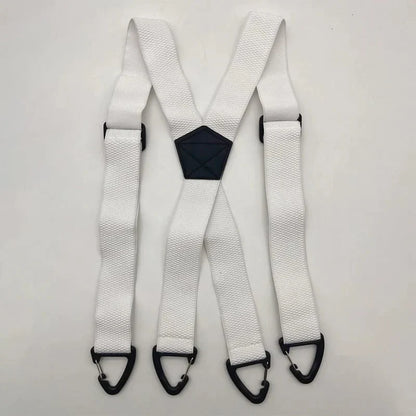 Men's X-Back Suspenders with Secure Hook Clips