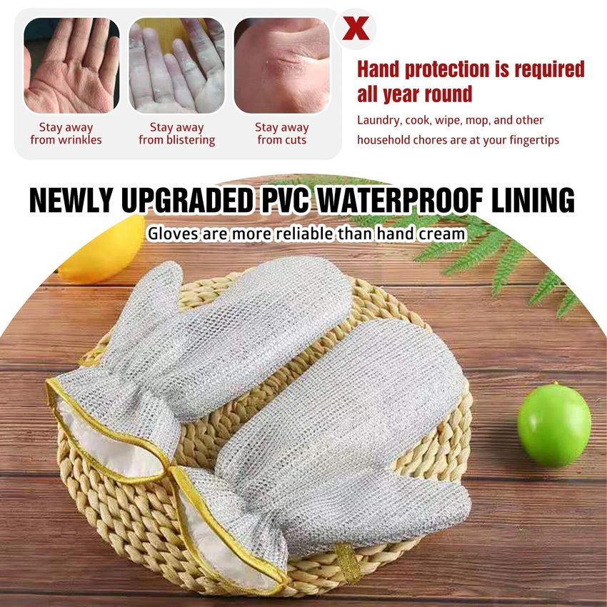 Workshop-Ready Dishwashing Wire Gloves for Precise Repairs