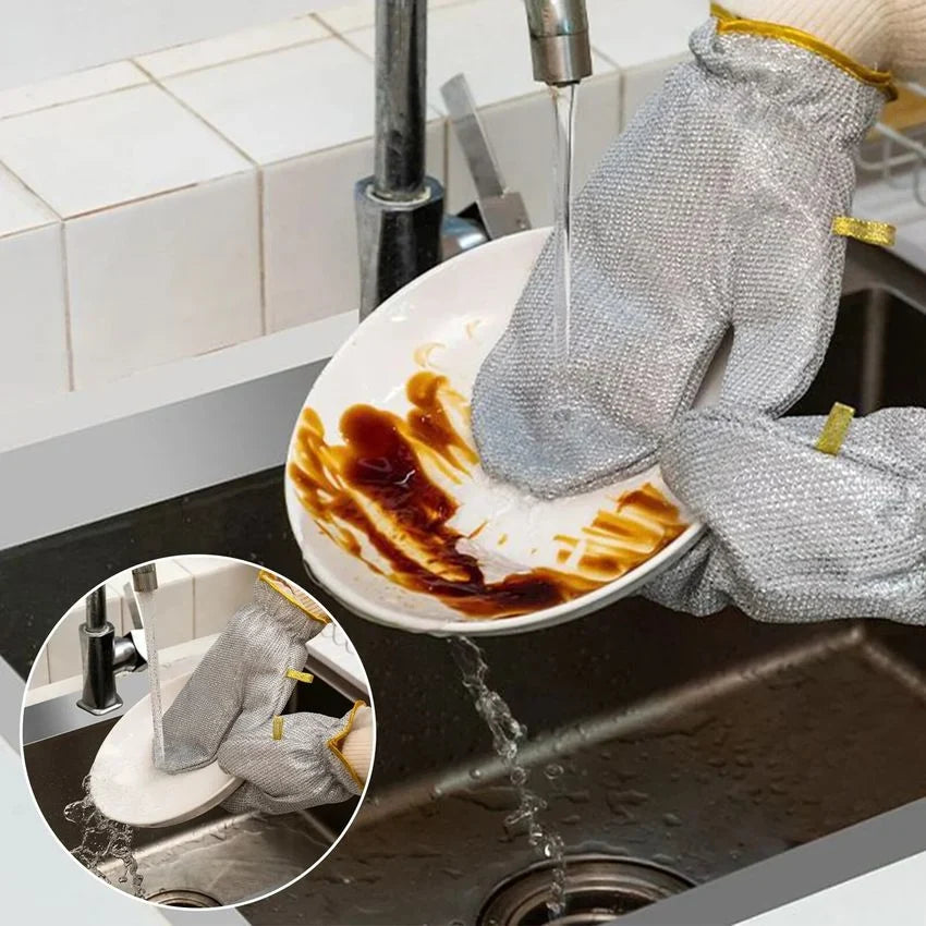 Workshop-Ready Dishwashing Wire Gloves for Precise Repairs