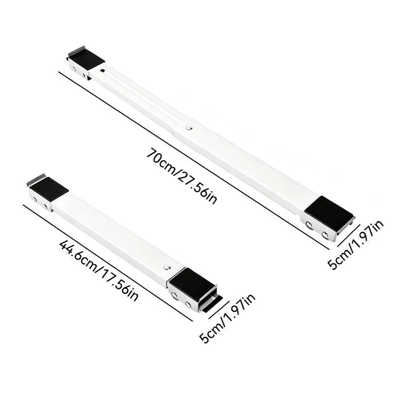 Purpose-Built 2-Pack Adjustable Telescopic Heavy Duty Metal Frame