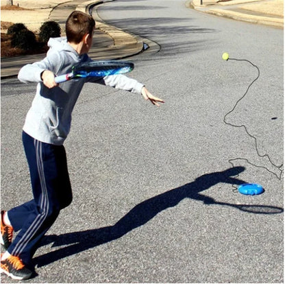Hands-On KIT Tennis Trainer – Self-study tool, adjustable height &