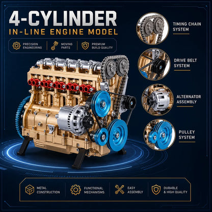 Hands-On The Desktop Masterpiece: Miniature V8 Small-Block Static