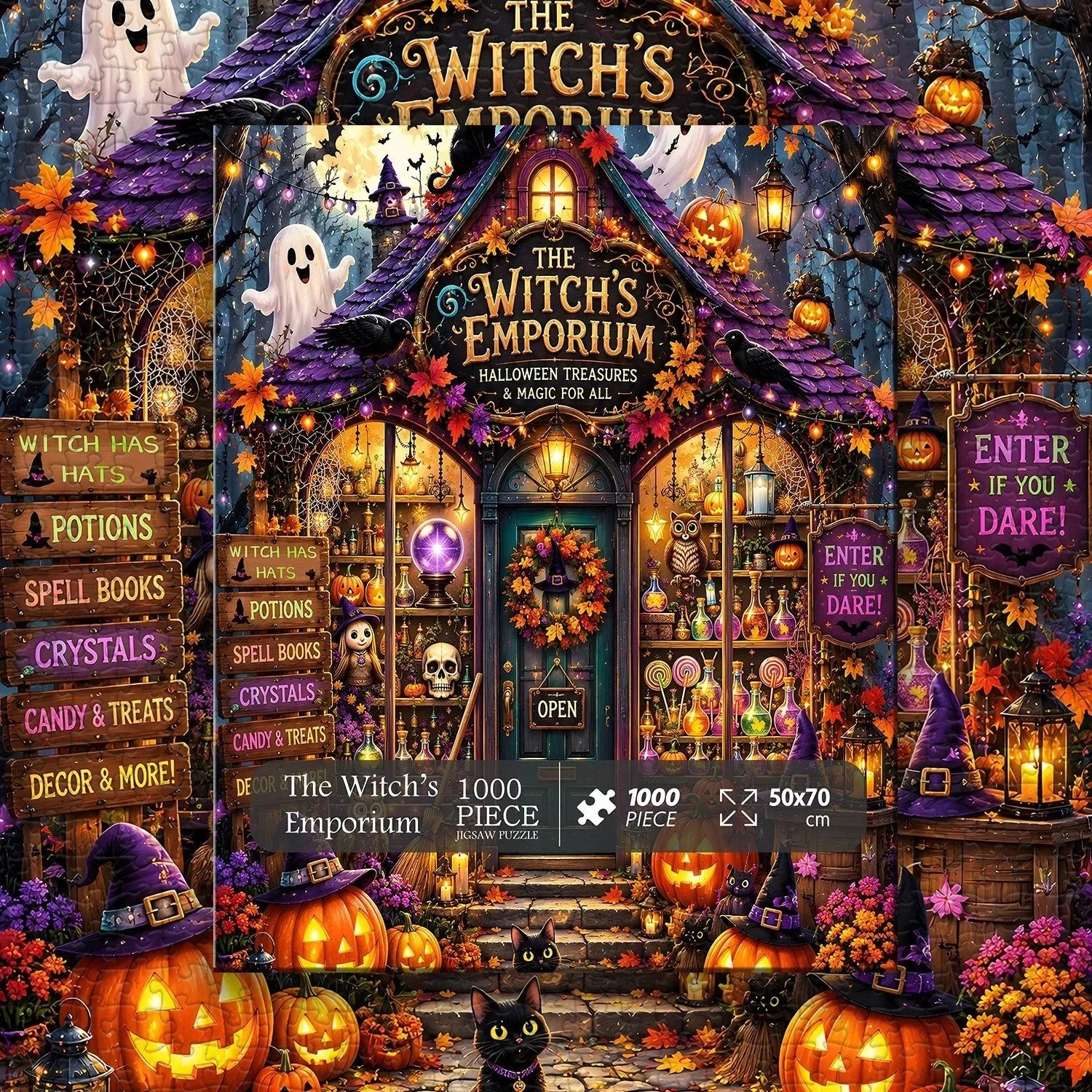 Hands-On The Witch’s Emporium Jigsaw Puzzle 1000
