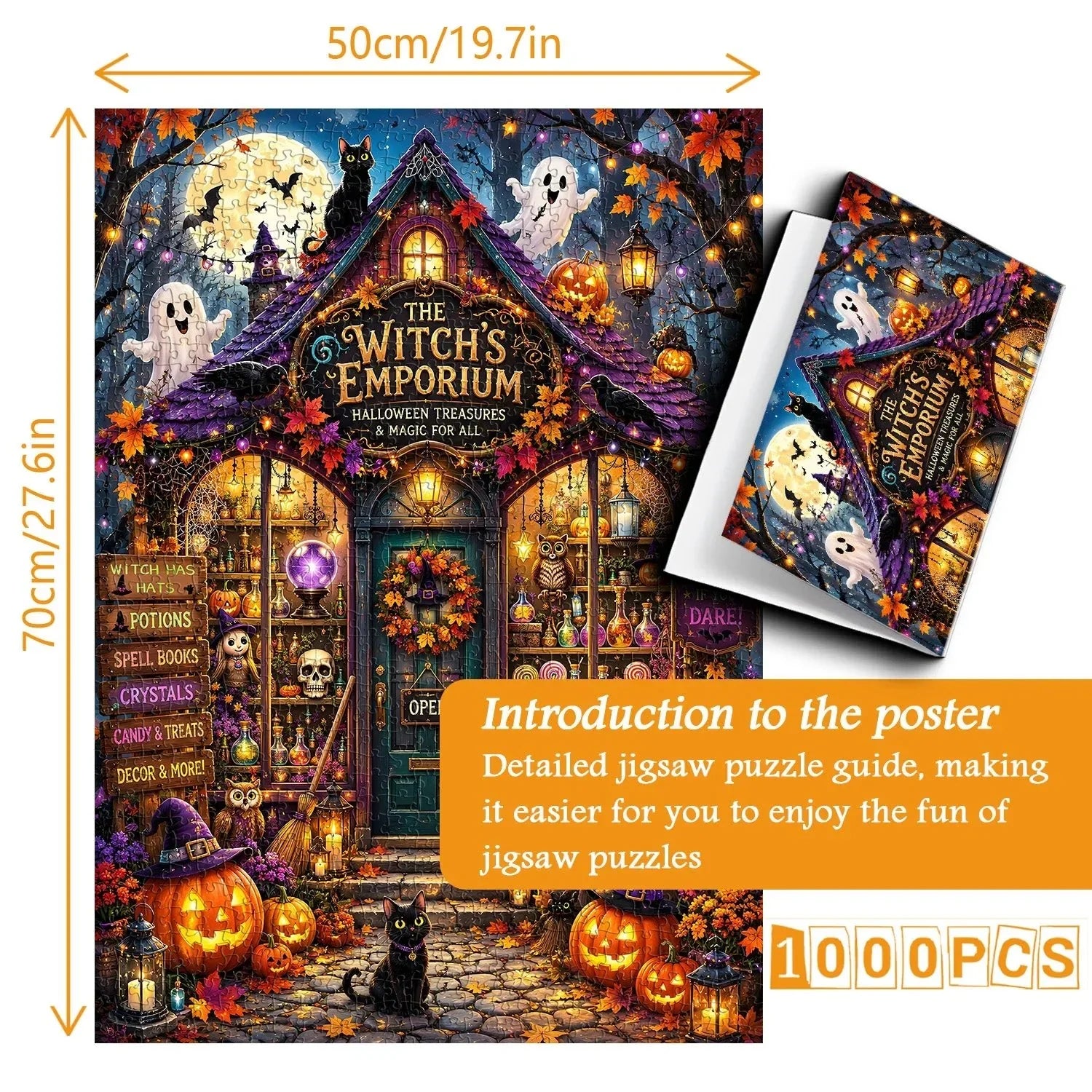 Hands-On The Witch’s Emporium Jigsaw Puzzle 1000