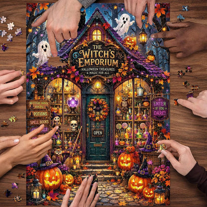 Hands-On The Witch’s Emporium Jigsaw Puzzle 1000
