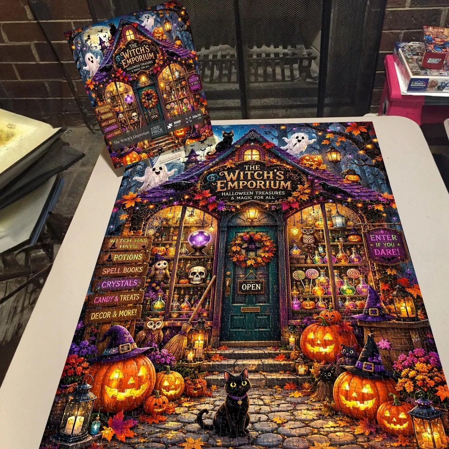 Hands-On The Witch’s Emporium Jigsaw Puzzle 1000