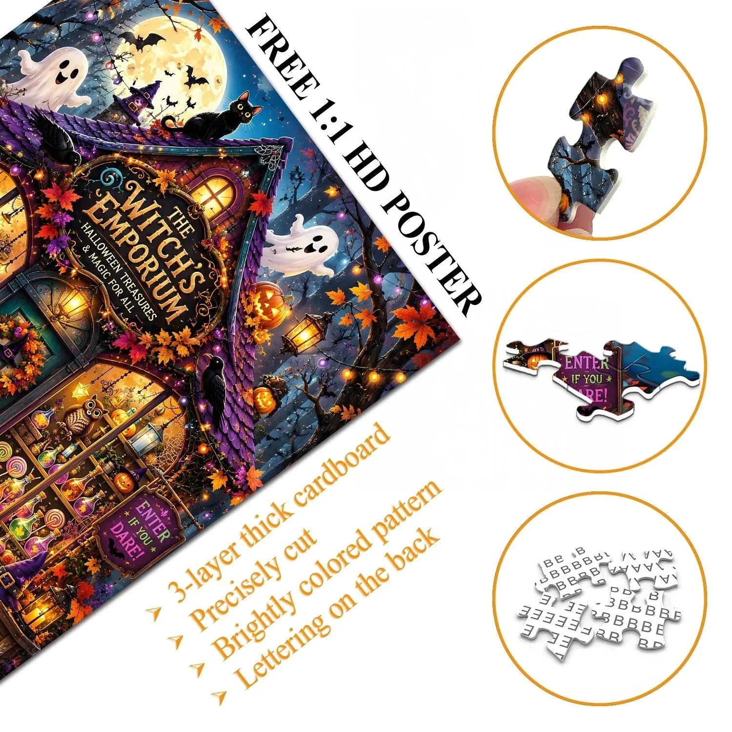 Hands-On The Witch’s Emporium Jigsaw Puzzle 1000