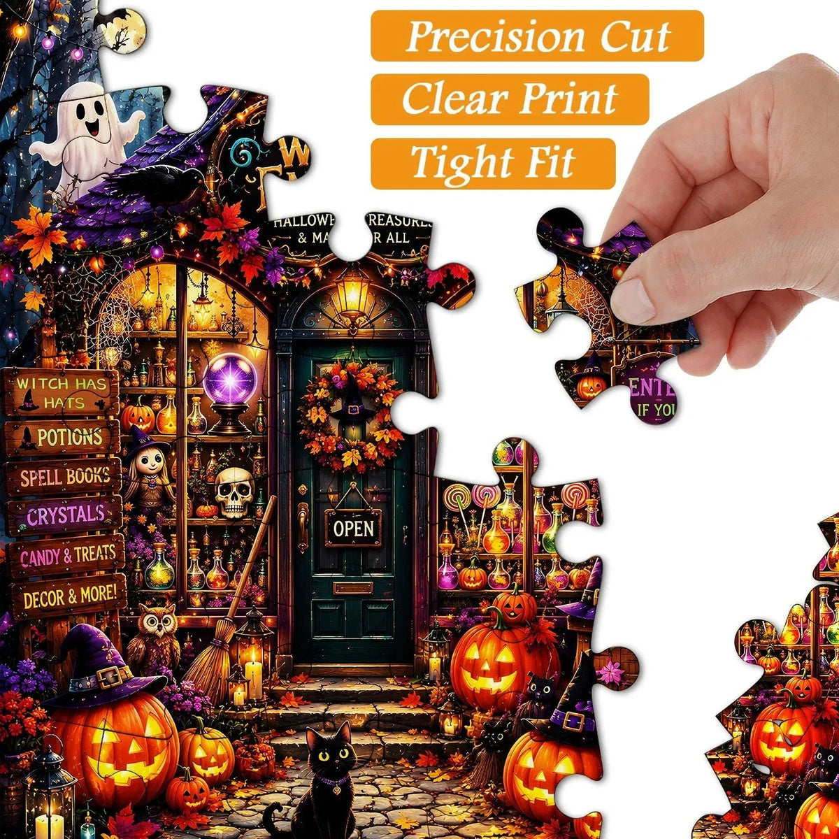 Hands-On The Witch’s Emporium Jigsaw Puzzle 1000