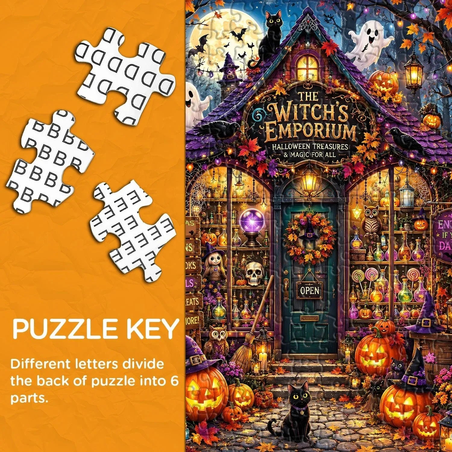 Hands-On The Witch’s Emporium Jigsaw Puzzle 1000
