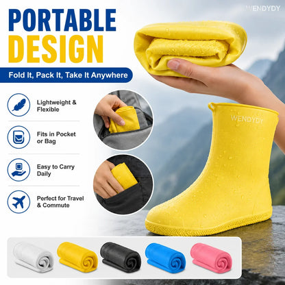 Task-Ready Thick Wear-Resistant Waterproof Shoe Cover for Home Upkeep
