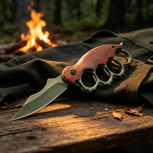 Purpose-Built Tiger Finger Fist Tactical Folding