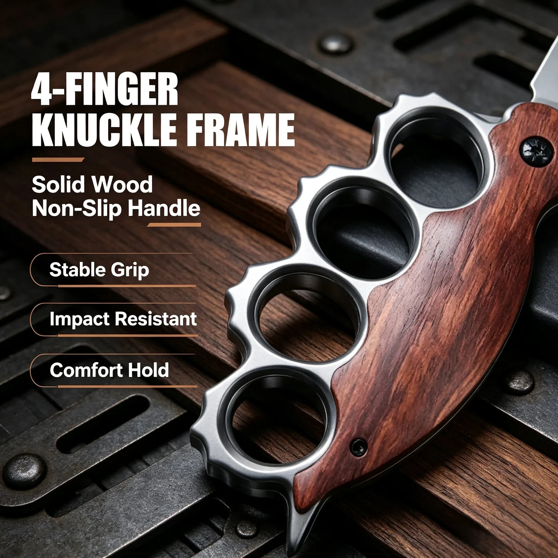 Purpose-Built Tiger Finger Fist Tactical Folding