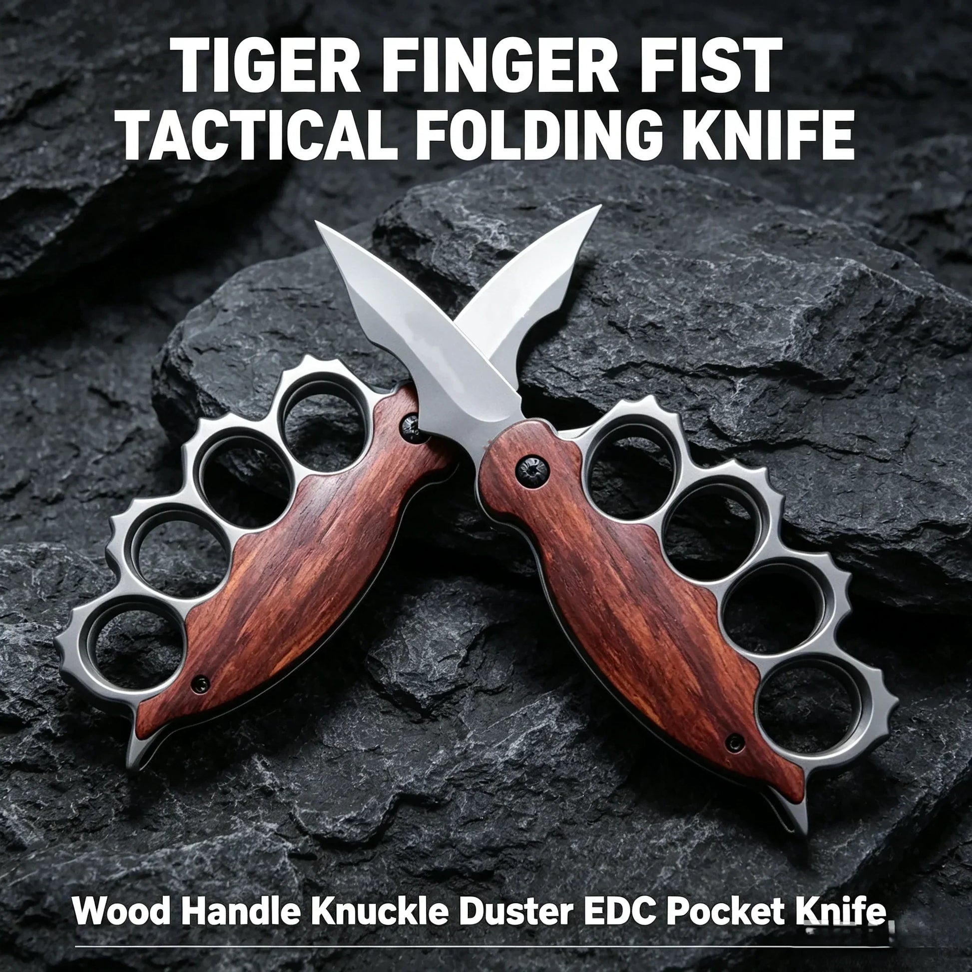 Purpose-Built Tiger Finger Fist Tactical Folding