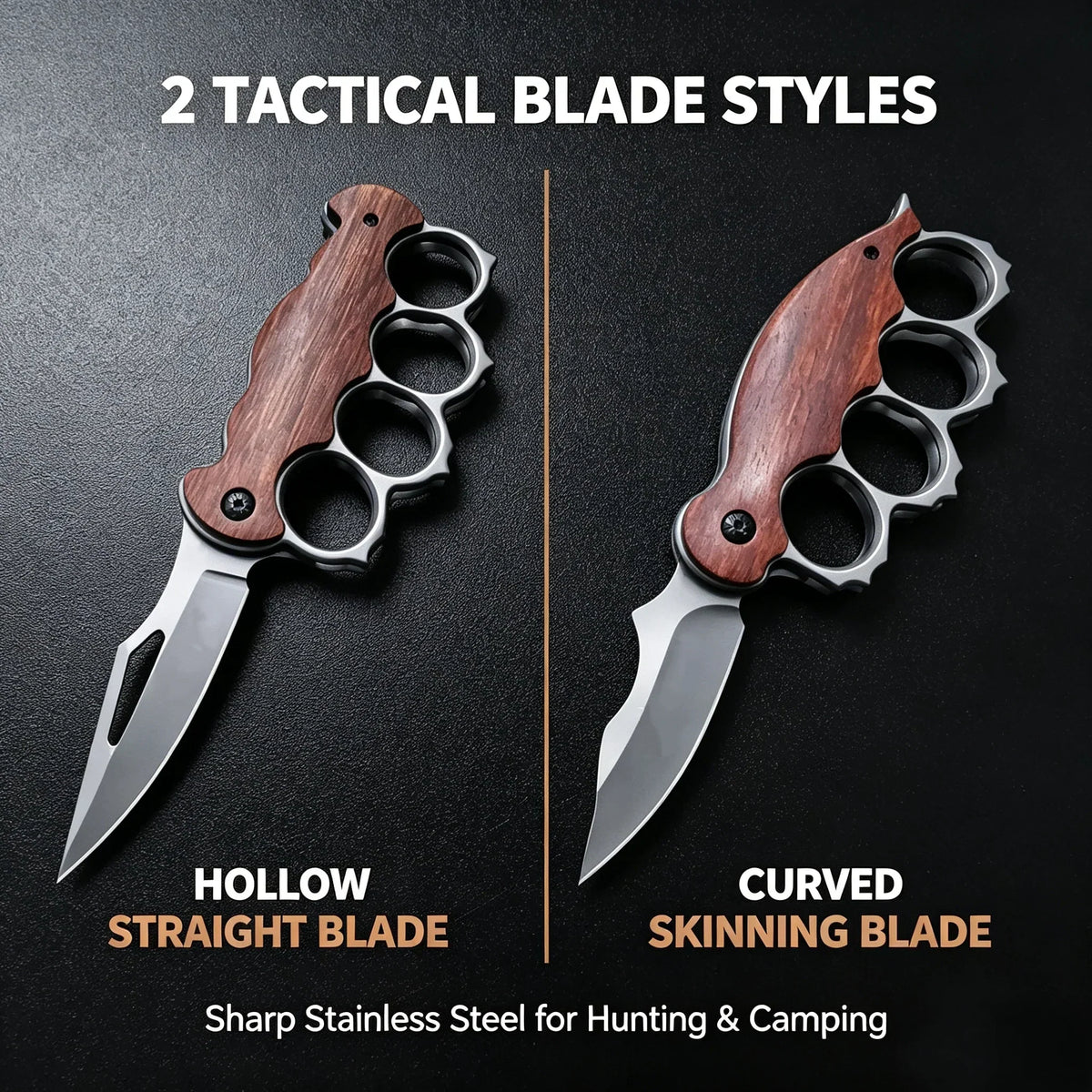 Purpose-Built Tiger Finger Fist Tactical Folding