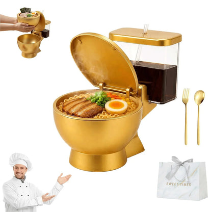 Purpose-Built Toilet Shaped Ramen Bowl for Everyday Use
