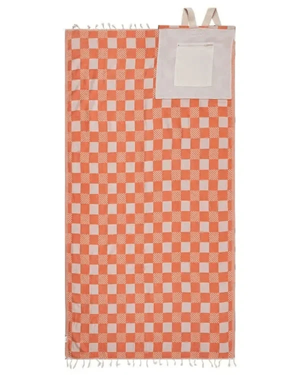 2-in-1 Organic Cotton Towel Backpack