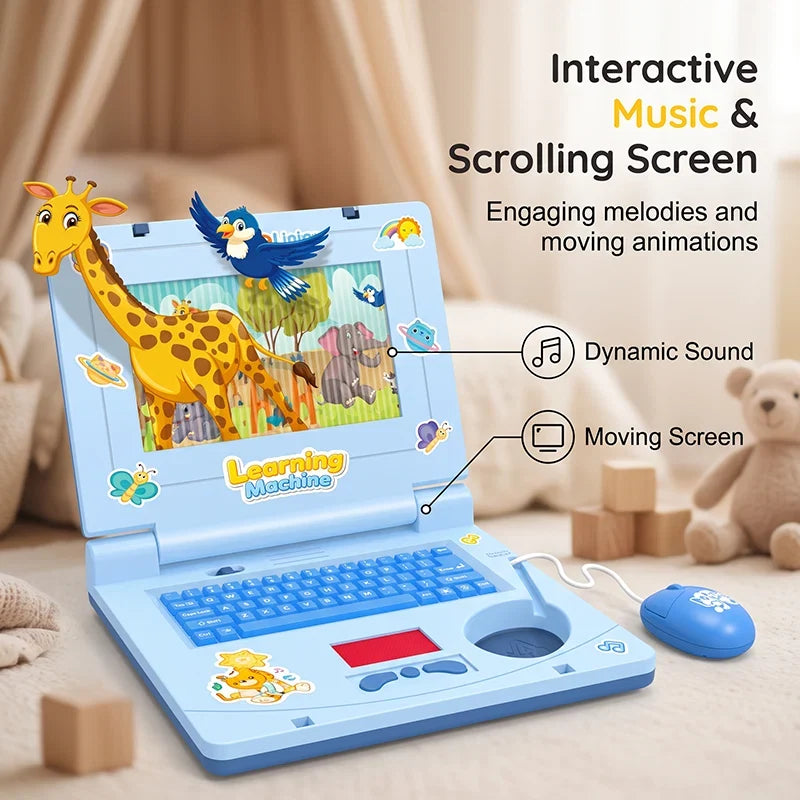 Hands-On Interactive Simulation Toy Laptop for Creative Play
