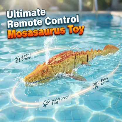Hands-On 2.4G RC Mosasaurus Swimming Toy with Spray for Creative Play
