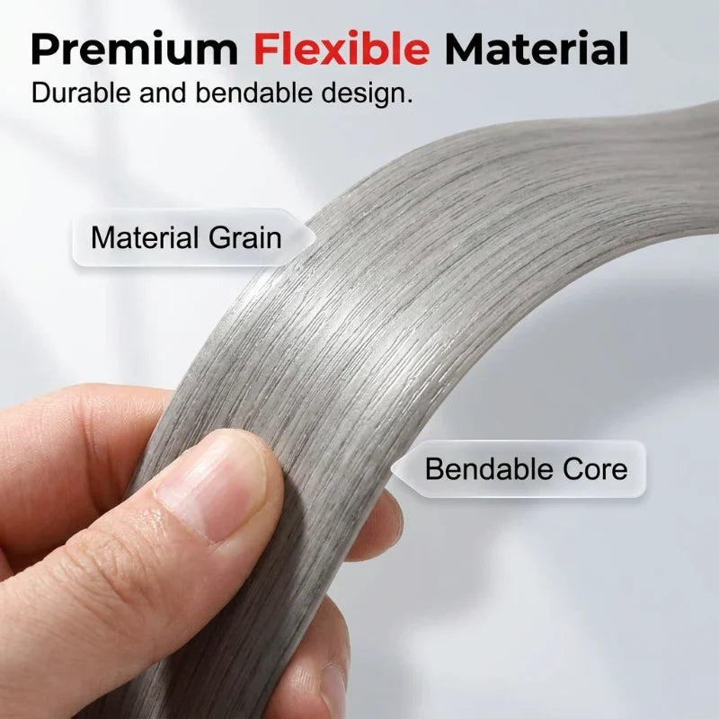 Space-Saving Self-Adhesive Flexible Floor Transition