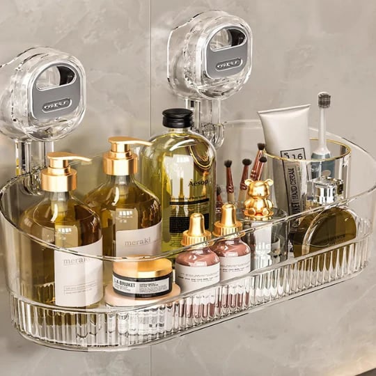 Space-Saving Transparent Home Organizer for Tidy Storage