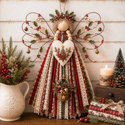 Hands-On Angel Fabric Hanging DIY Kit for Creative Play
