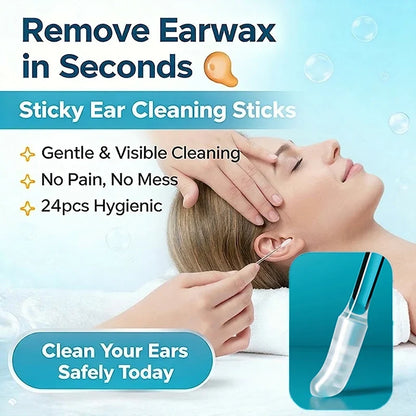 Adhesive Ear-Care Sticks for Controlled, Visible Cleaning