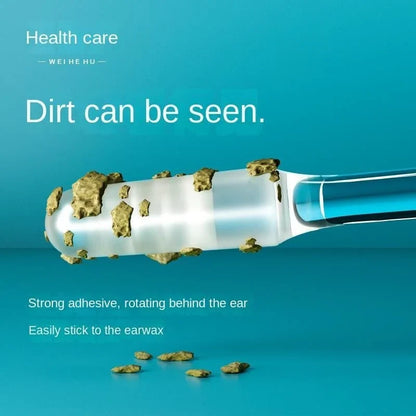 Adhesive Ear-Care Sticks for Controlled, Visible Cleaning