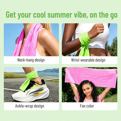 Purpose-Built Cooling Towels & XL Menthol Wipes for Hot Weather