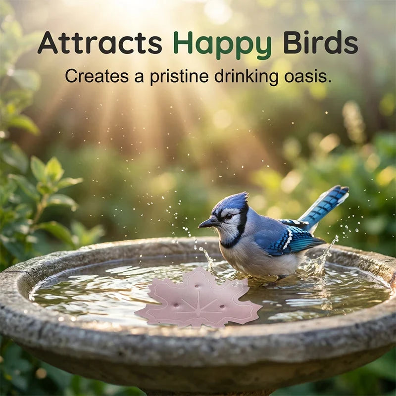 Outdoor Time- Universal Fit Bird Bath Purifier for Garden Display