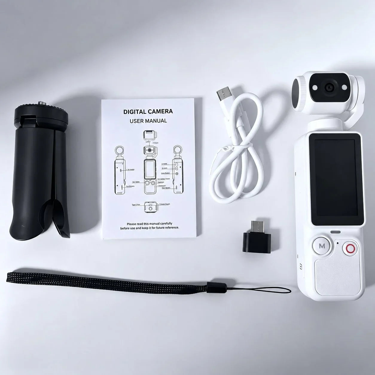 Purpose-Built Upgraded Vlogging Camera – 180° Rotating Lens