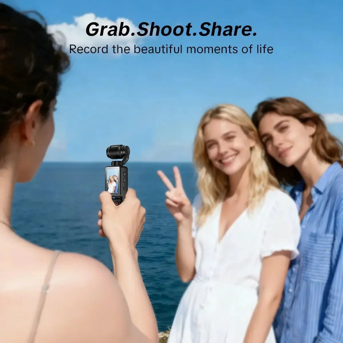 Purpose-Built Upgraded Vlogging Camera – 180° Rotating Lens