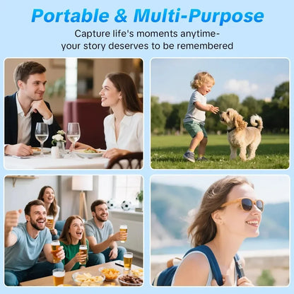 Purpose-Built Upgraded Vlogging Camera – 180° Rotating Lens