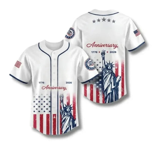 Comfort-Focused USA 250th Anniversary – Print Shirt for Everyday Wear