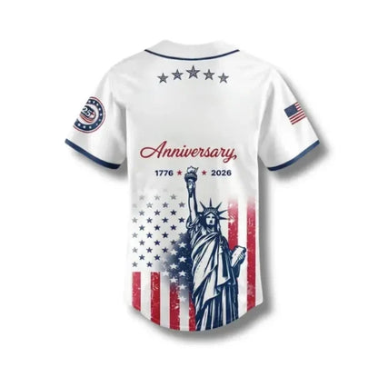 Comfort-Focused USA 250th Anniversary – Print Shirt for Everyday Wear
