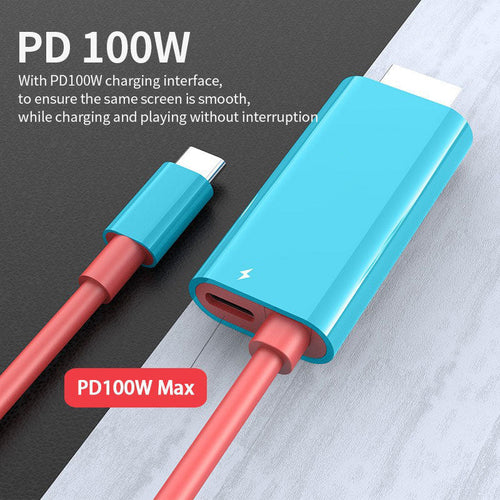 Purpose-Built USB-C to HDMI Adapter Cable for Switch for Everyday Use