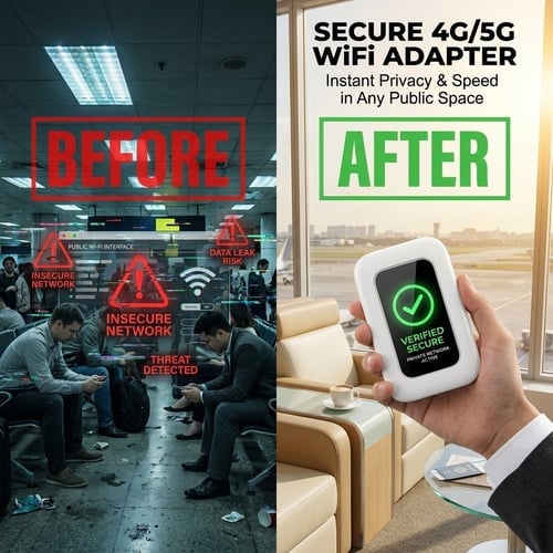 Convenient [Power on and use] – portable wifi for Everyday Setup