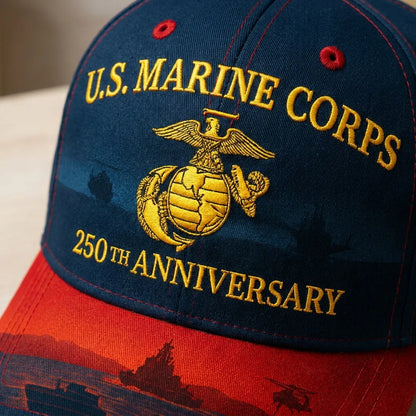 Comfort-Focused U.S. Marine – Embroidered Edition for Everyday Wear