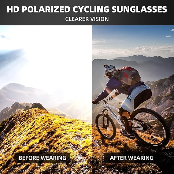 Adaptive Photochromic Sport Sunglasses