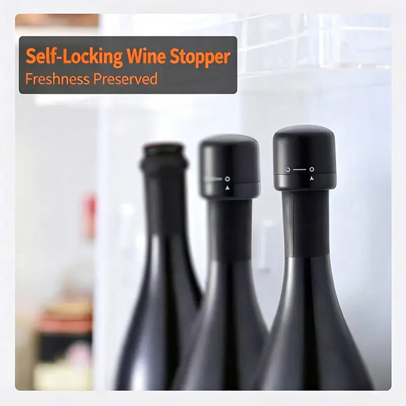 Reusable Vacuum Seal Stopper for Wine and Champagne