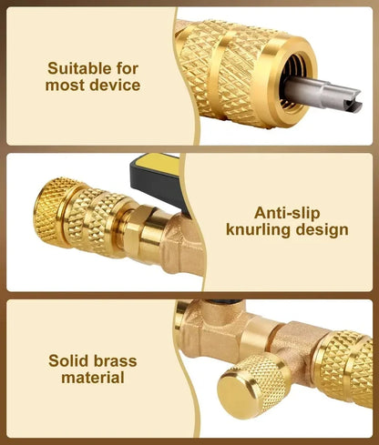 Refrigeration Ratchet Kit for Removing Valve Cores