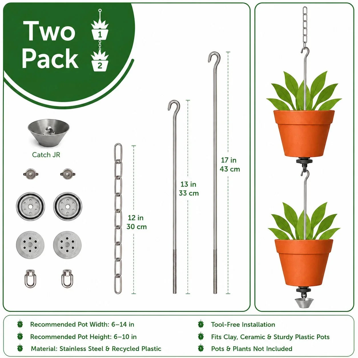 Hands-On Vertical Hanging Pot Kit for Creative Play