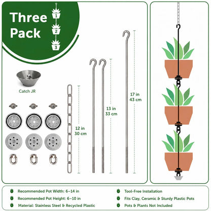 Hands-On Vertical Hanging Pot Kit for Creative Play
