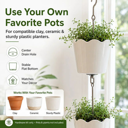 Hands-On Vertical Hanging Pot Kit for Creative Play