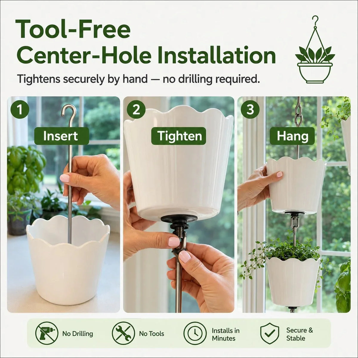 Hands-On Vertical Hanging Pot Kit for Creative Play