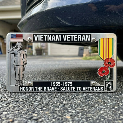 Purpose-Built Vietnam Veteran Tribute License Plate