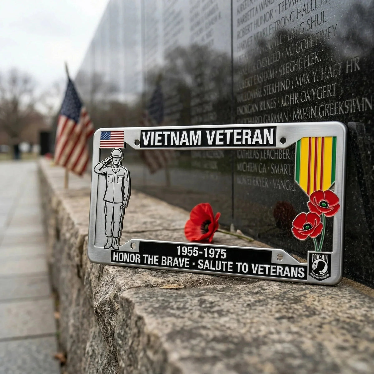 Purpose-Built Vietnam Veteran Tribute License Plate