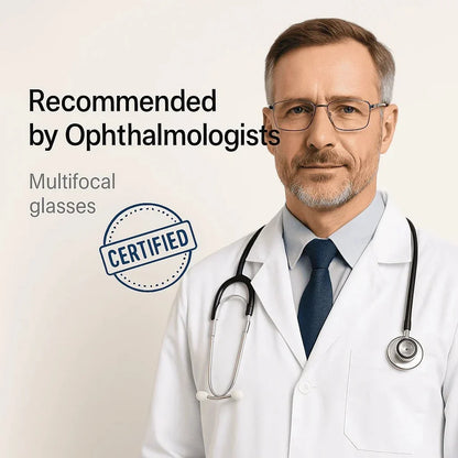 Multifocal Everyday Glasses for Near and Distance Viewing