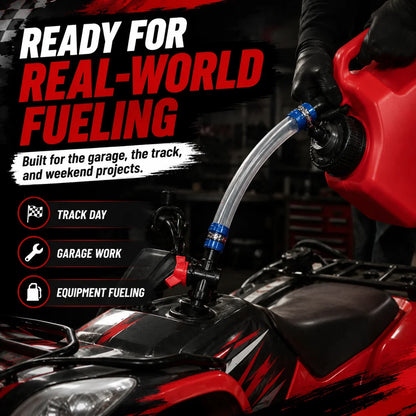 No-Spill Spout Upgrade Kit for Racing Fuel Jugs