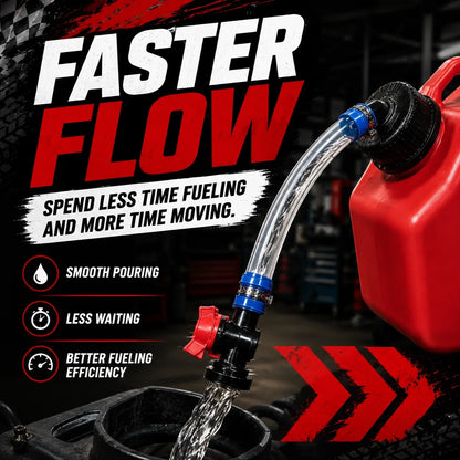 No-Spill Spout Upgrade Kit for Racing Fuel Jugs